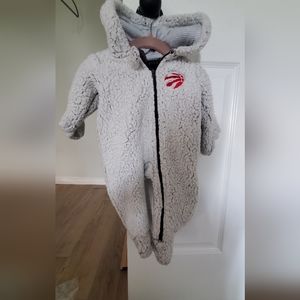 NBA Toronto Raptors Sherpa Bunting Suit 0-3M